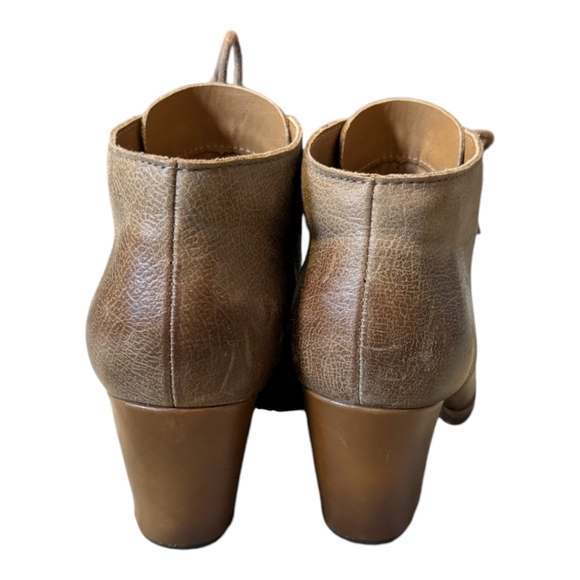 Korks by Kork-Ease Roana Heeled Lace-up Ankle Boots in Tan Size 7 - Picture 5 of 7